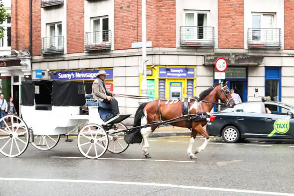 Horse carriage in Dublin