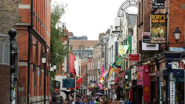 Street in Dublin centre