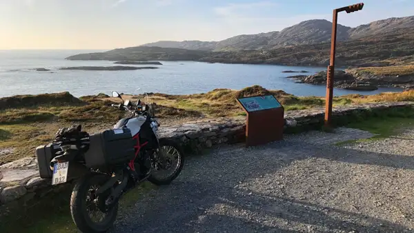 Motorbike at the Wild Atlantic Way