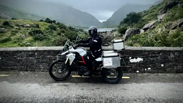 Motorbiker at Killarney National Park