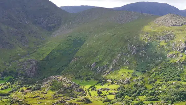 View from Healy Pass into the mountains