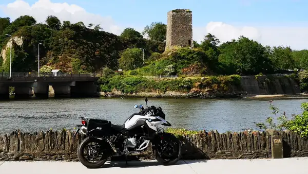 Old castle tower near Wexford Heritage Park