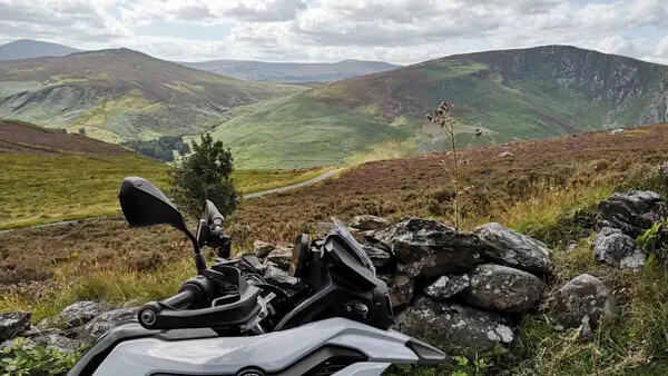 Motorbike in the Wicklow Mountains