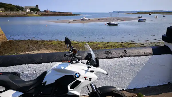 Motorbike at the southern coast