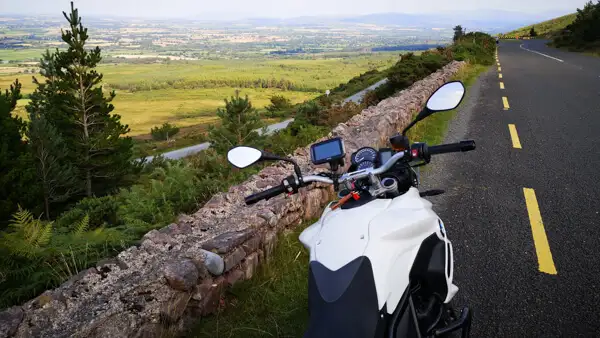 Motorcycle at Vee Pass