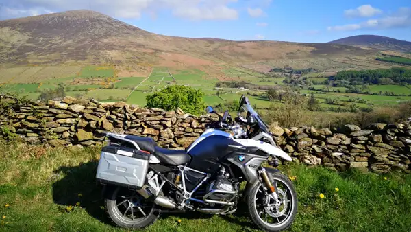 Motorbike in the Blackstairs Mountains