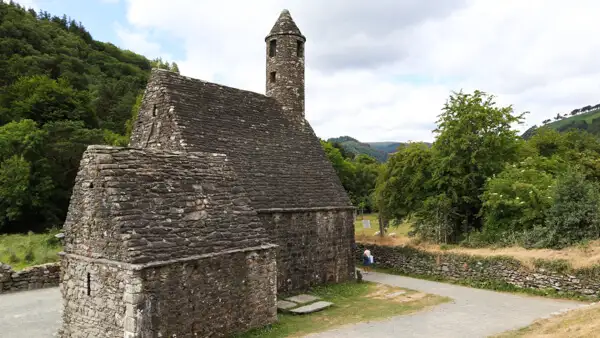 Well conserved medieval church at Glendalough