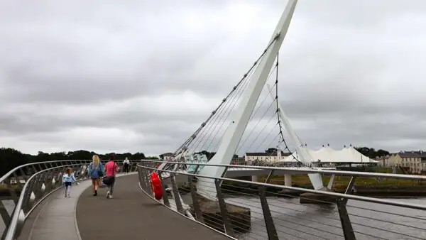 Peace Bridge in Londonderry/Derry