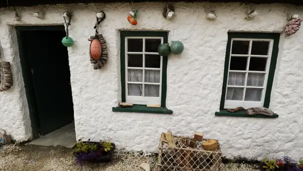 Fisherman`s cottage at Glencolumbcille Folk Village