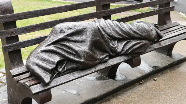 Statue in the park of Christ Church Cathedral