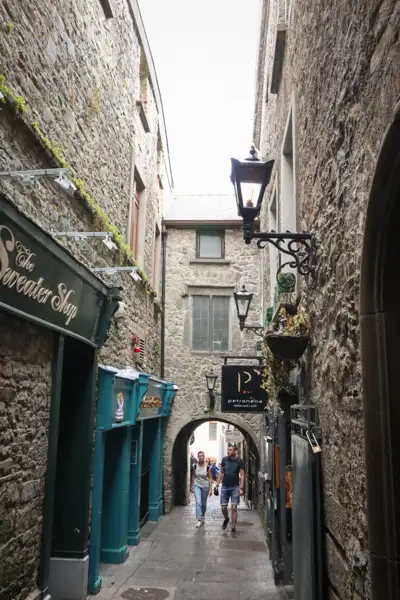 Medieval small alley in Kilkenny