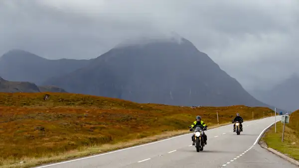 Motorbikers in the Highlands