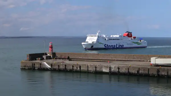 Stena Line ferry at the harbour of Rosslare