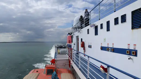 Ferry at sea