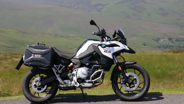 Motorcycle in Wicklow National Park