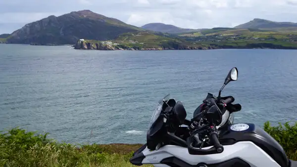 Motorcycle at the northern coast of Donegal