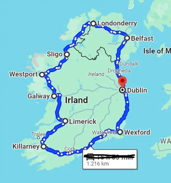 Trip around the Irish Isle