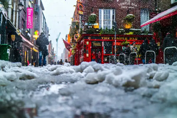 Snow happens rarely in Dublin and is a big thing when it does! (photo by Tom Cleary on Unsplash)