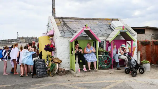 Ice cream booth at Skerries