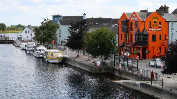 Cruiser boats at the Shannon in Athlone