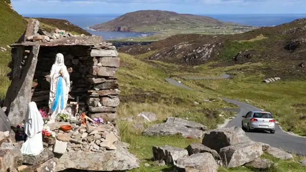 At the Mamore Gap on Inishowen