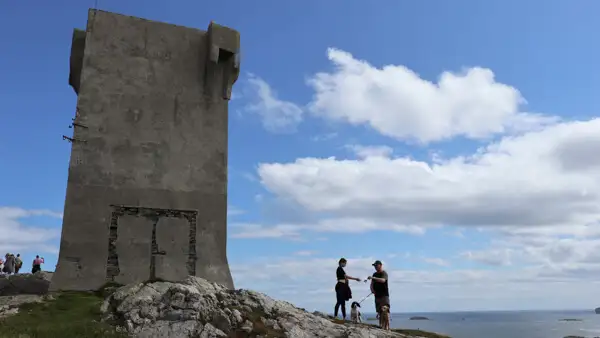 Signal Tower at Malin Head on Inishowen Peninsula