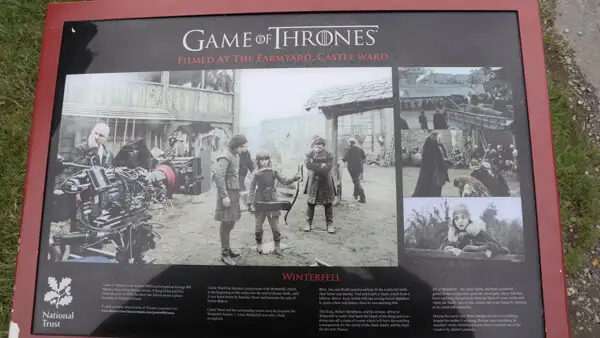 Game of Throne filming location (Winterfell at Castle Ward)