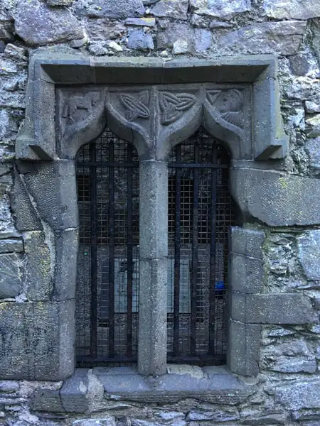 Window in the old Tholsel (?) of Carlingford