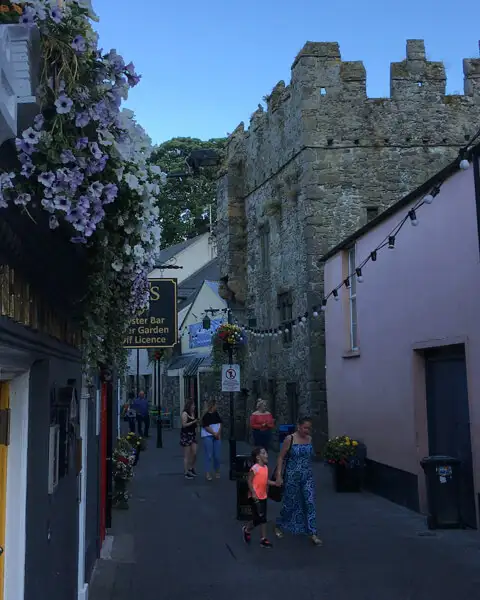Carlingford street in the evening