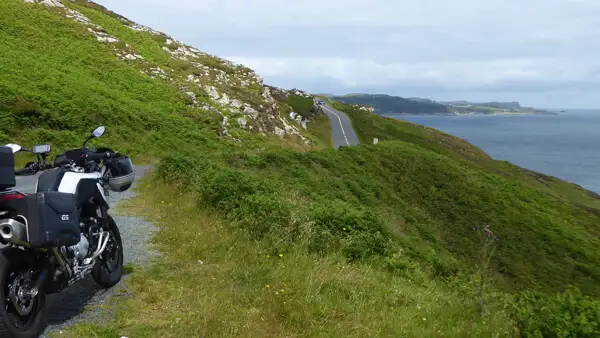 Small coastal road at the Fanad Peninsula