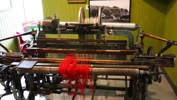 Old yarn machine at Avoca Mills