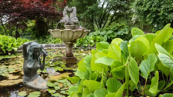 Bathing water nymph at Belvedere House