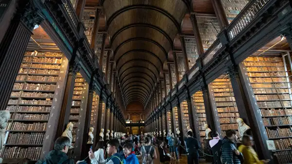 Long Room at Trinity College Library