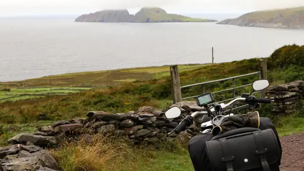 Motorcycle at Ring of Kerry