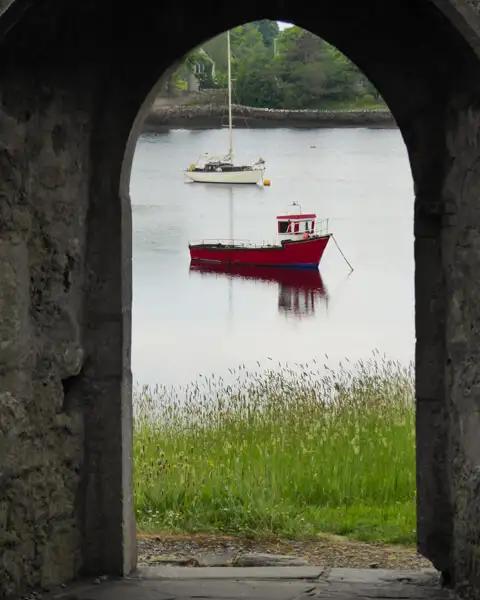 River mouth at Burrishoole Abbey