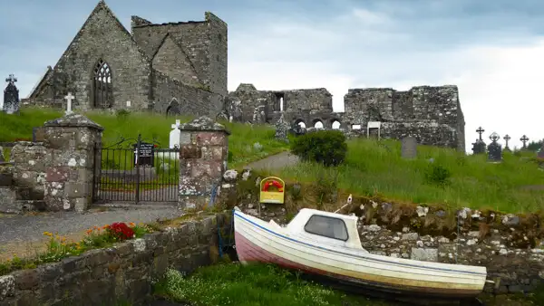 Entrance to Burrishoole Abbey