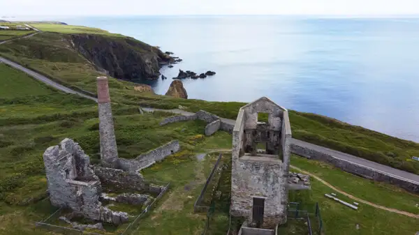 Tankardstown Copper Mine and coast