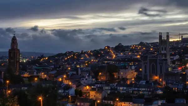 Cork City at night