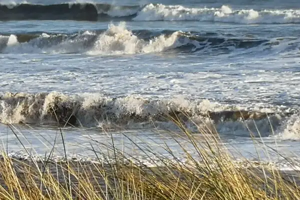 Waves at the beach