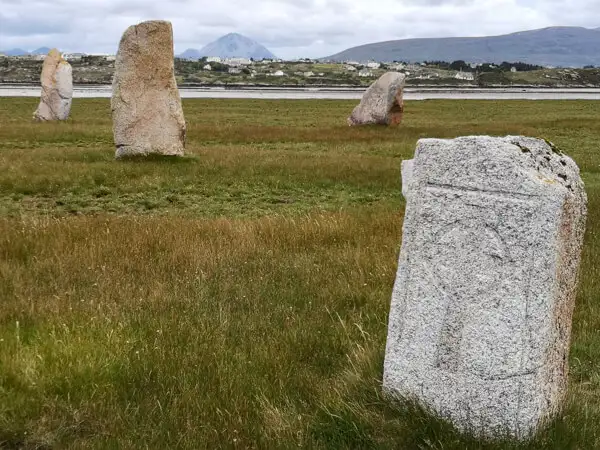 Standing stones in Donegal