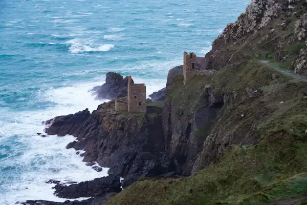 Crowns Engine Houses at Botallack Mines, Cornwall