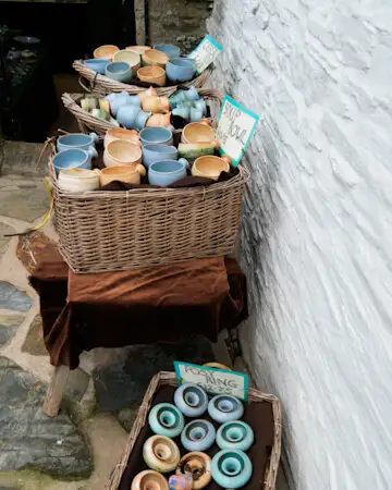 Pottery at Tintagl (Cornwall)