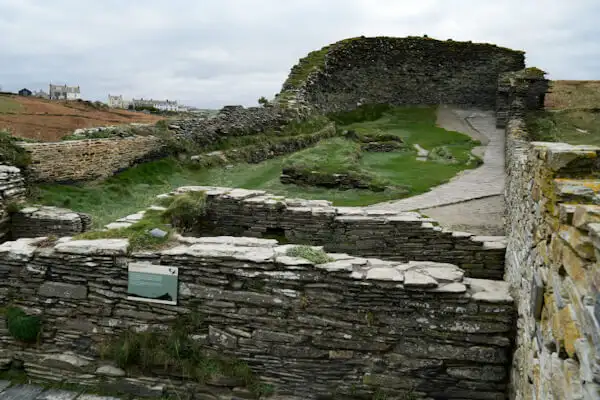 Front part of Tintagel Castle, Cornwall