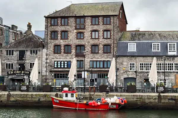 Waterfront at The Barbican quarter Plymouth