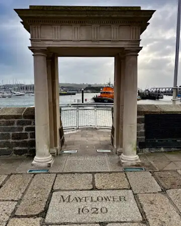 Mayflower Steps Memorial in Plymouth