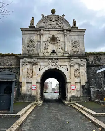 Entry gate to the Royal Citadel Plymouth