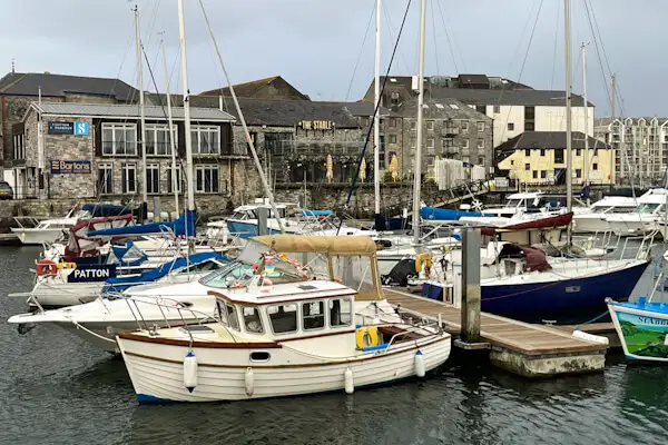 Boats at the old Harbour (Barbican) in Plymouth