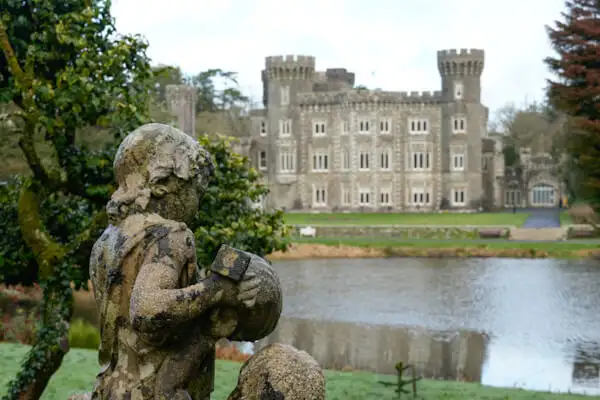 View over the lake to Johnstown Castle