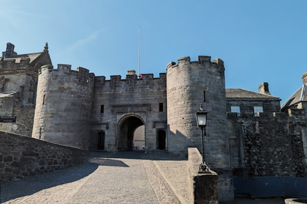 Entrance gate to Stirling Castle