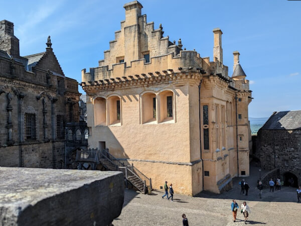 Inside Stirling Castle